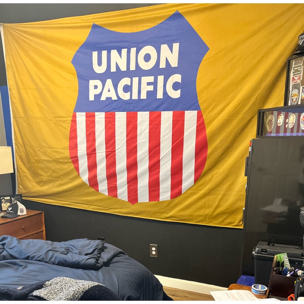 Union Pacific railroad flag